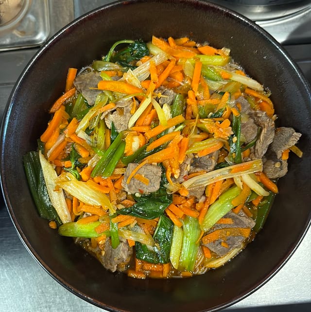 Spicy Basil Bowl.