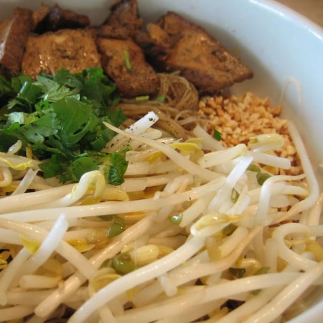 Sliced Tofu Bowl.