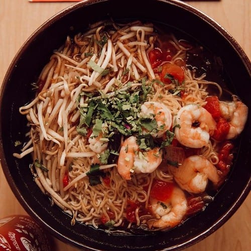 Shrimp Noodle Soup.