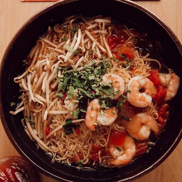 Shrimp Noodle Soup.
