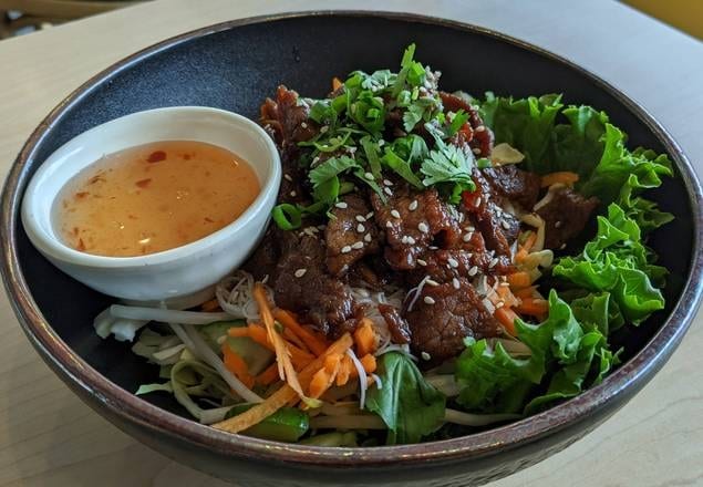 Sesame Beef Noodle Bowl.